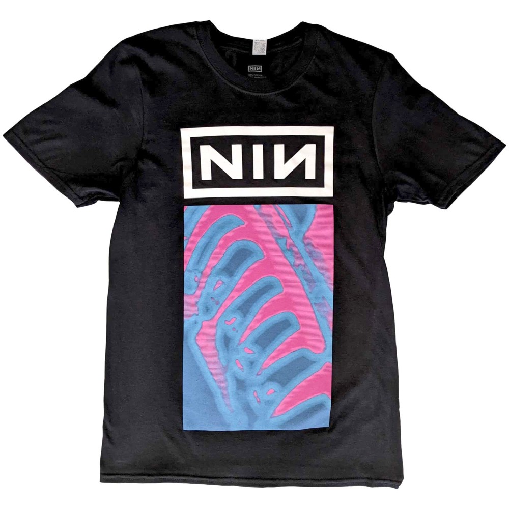 Nine Inch Nails - Pretty Hate Machine Neon T-shirt Homme - Noir